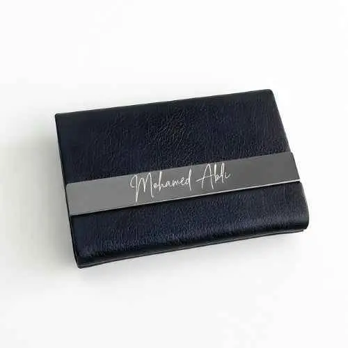 Porte-Cartes en Cuir Personnalisé