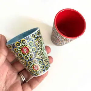 Tasse / Mug en Céramique Motif Zellige Marocain vue 2
