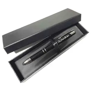 Stylo personnalisé avec boîte - Noir vue 1