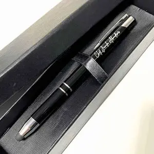 Stylo personnalisé avec boîte - Noir vue 2