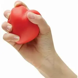 Coeur Anti Stress Rouge vue 2