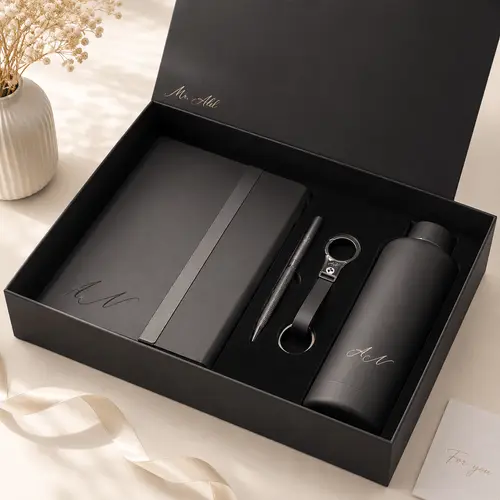 Coffret Majestic Black - Coffret 4 Pièces Personnalisé