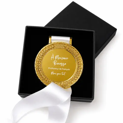 Médaille Personnalisée avec boîte