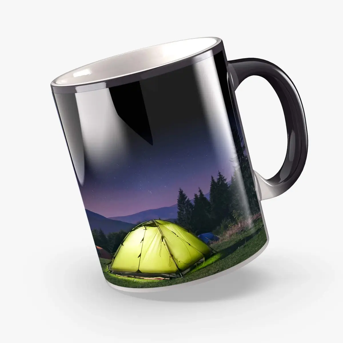 Mug Magique Noir - Révèle votre Photo à la Chaleur