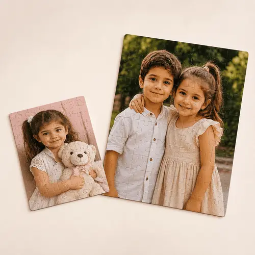 Puzzle Personnalisé avec Photo – Cadeau Personnalisé Enfant & Famille