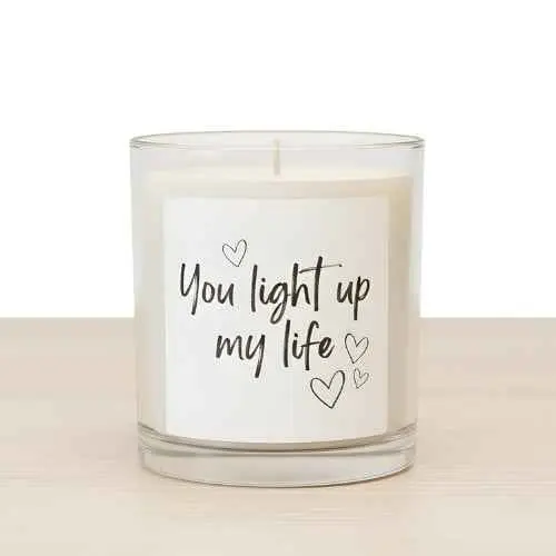 Bougie "You Light Up My Life" grande taille