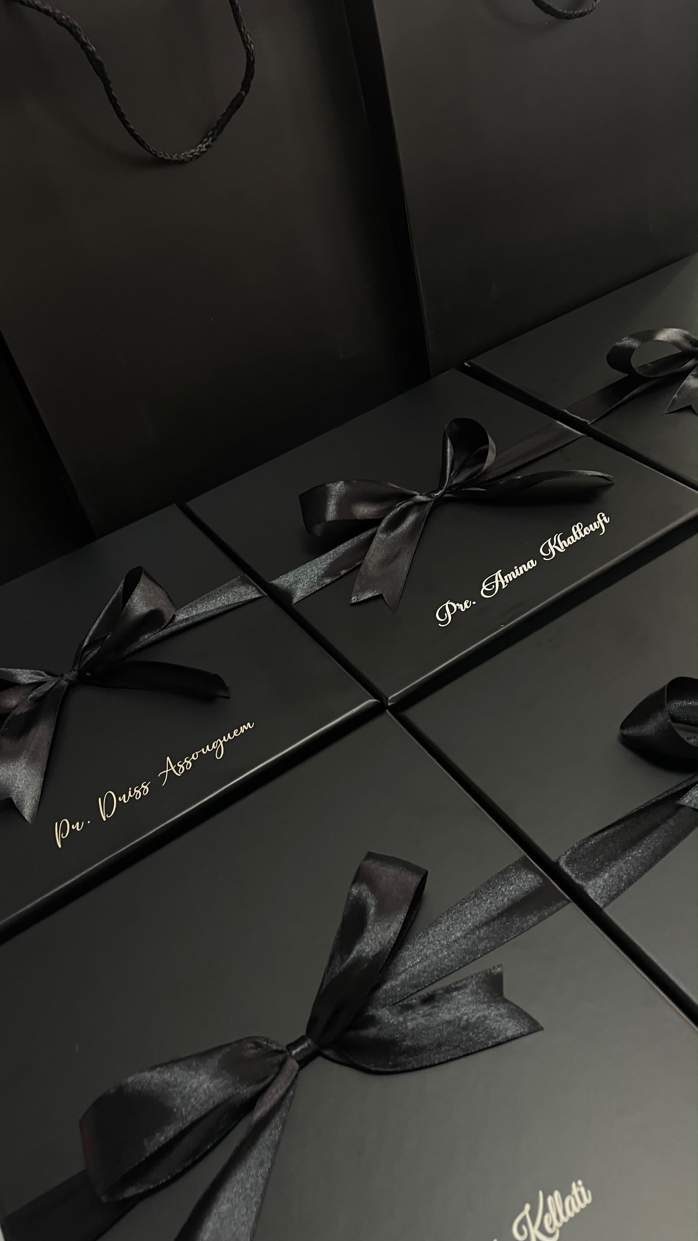 Coffrets cadeaux personnalisés de remerciement