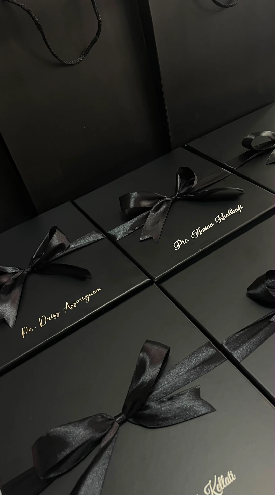Coffrets cadeaux personnalisés de remerciement